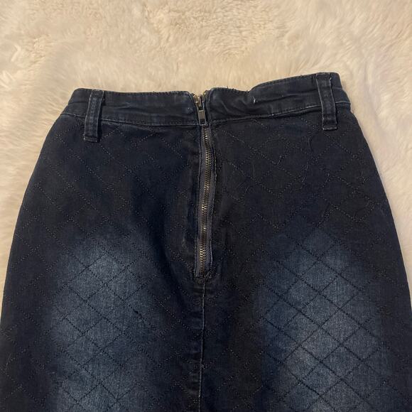 Redfox Premium Denim Jean Crop Top and Skirt set size S - Picture 4 of 8